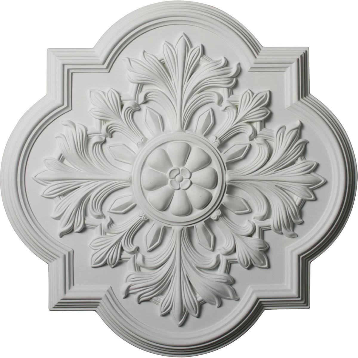 20 inch x 1 3/4 inch Hand-Painted Ceiling Medallion R749714