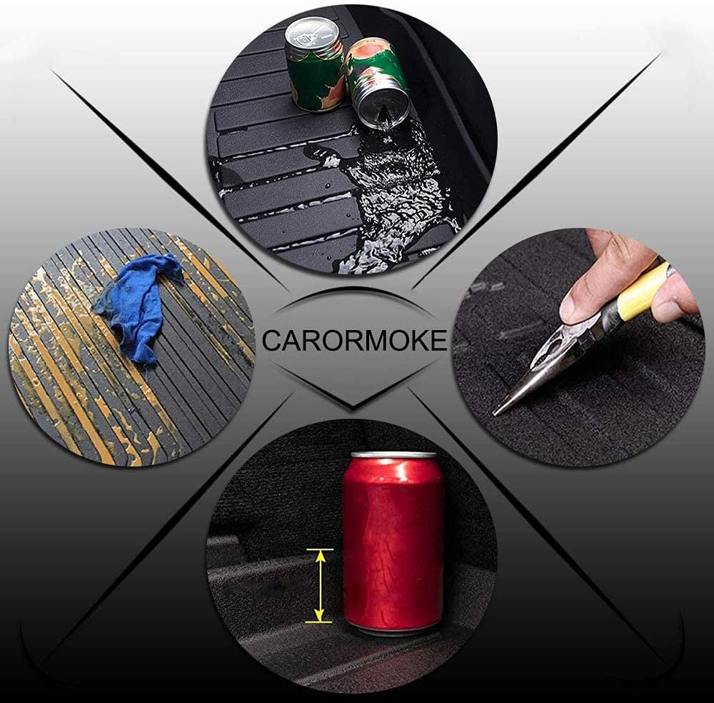 Black Cargo Liner Trunk Mat Cargo Tray V80898