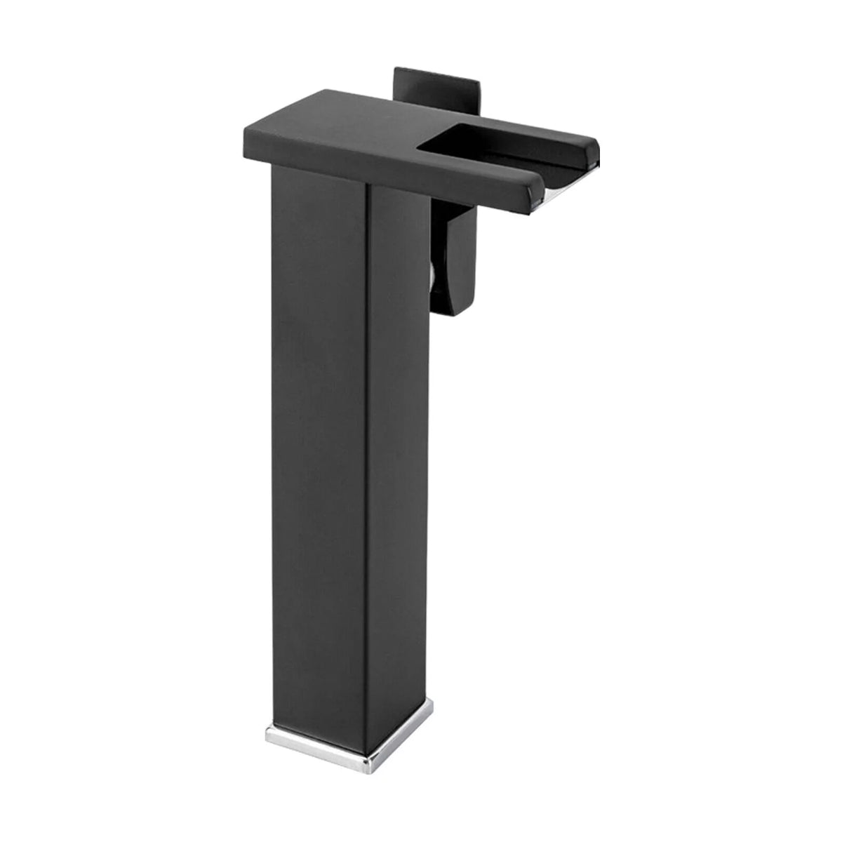 Black Wall Mount Waterfall Sink Faucet L5851