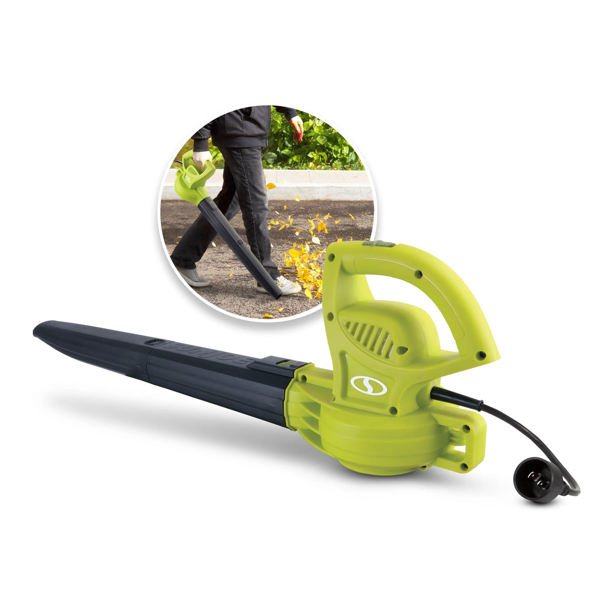Electric Leaf Blower, 6-Amp, 155-mph, 260-CFM S387341