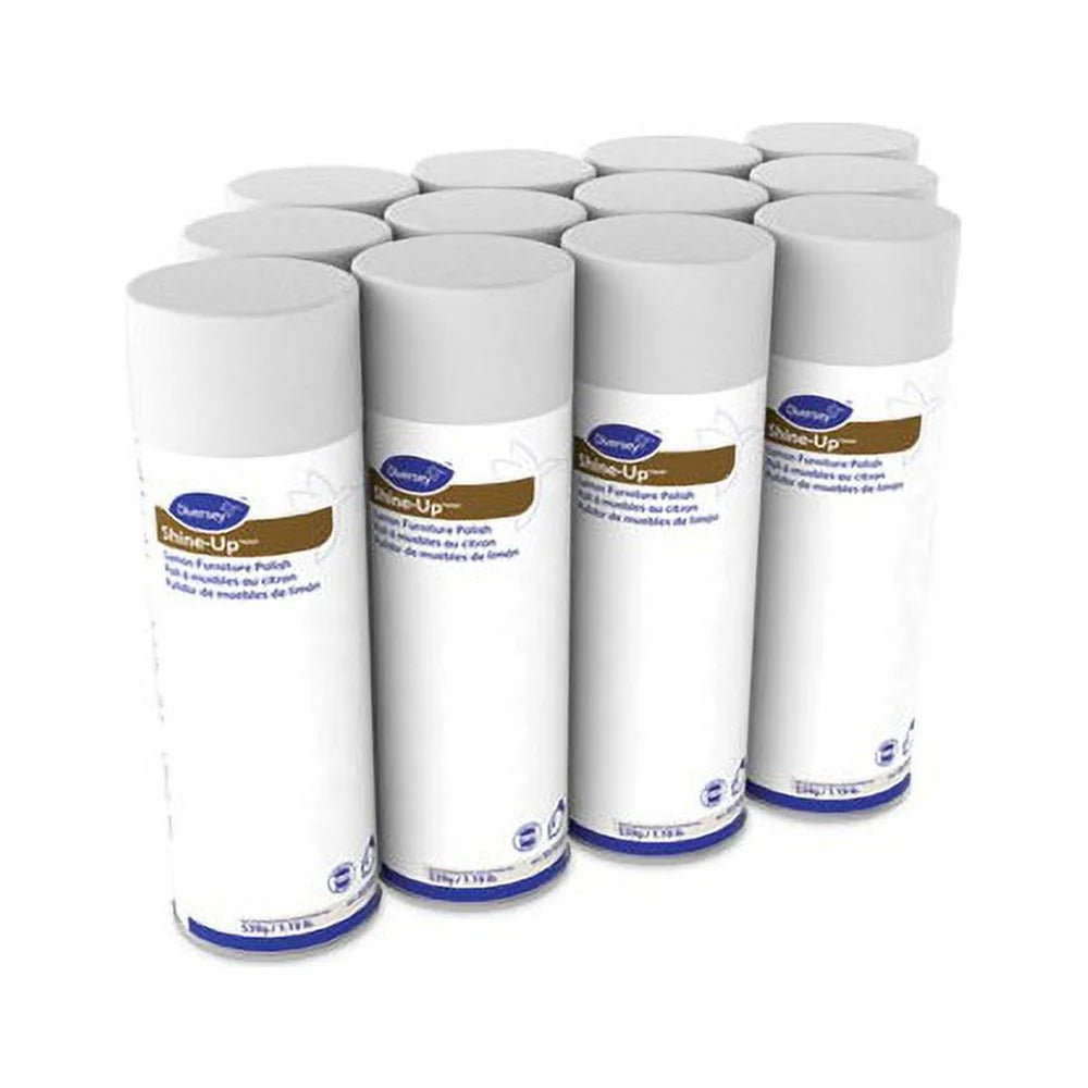Lemon Scent Furniture Cleaner Aerosol Spray, 13.8 oz, 12/Carton D424308