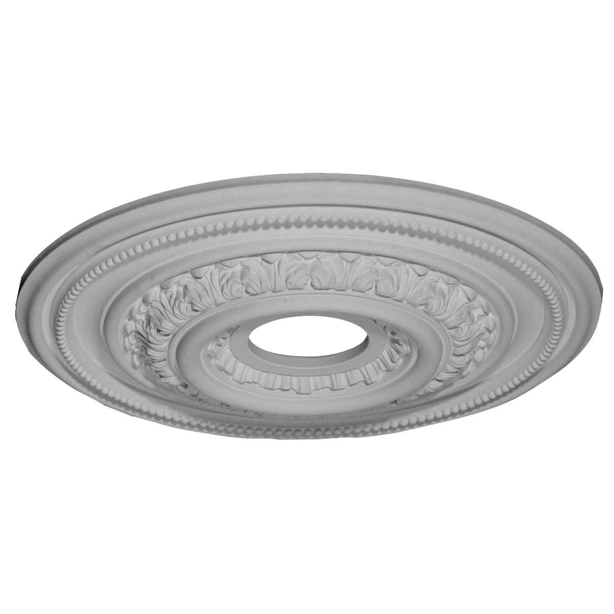 17 5/8x22OD x 3 5/8x22ID x 1 7/8x22P Hand-Painted Ceiling Medallion V53447