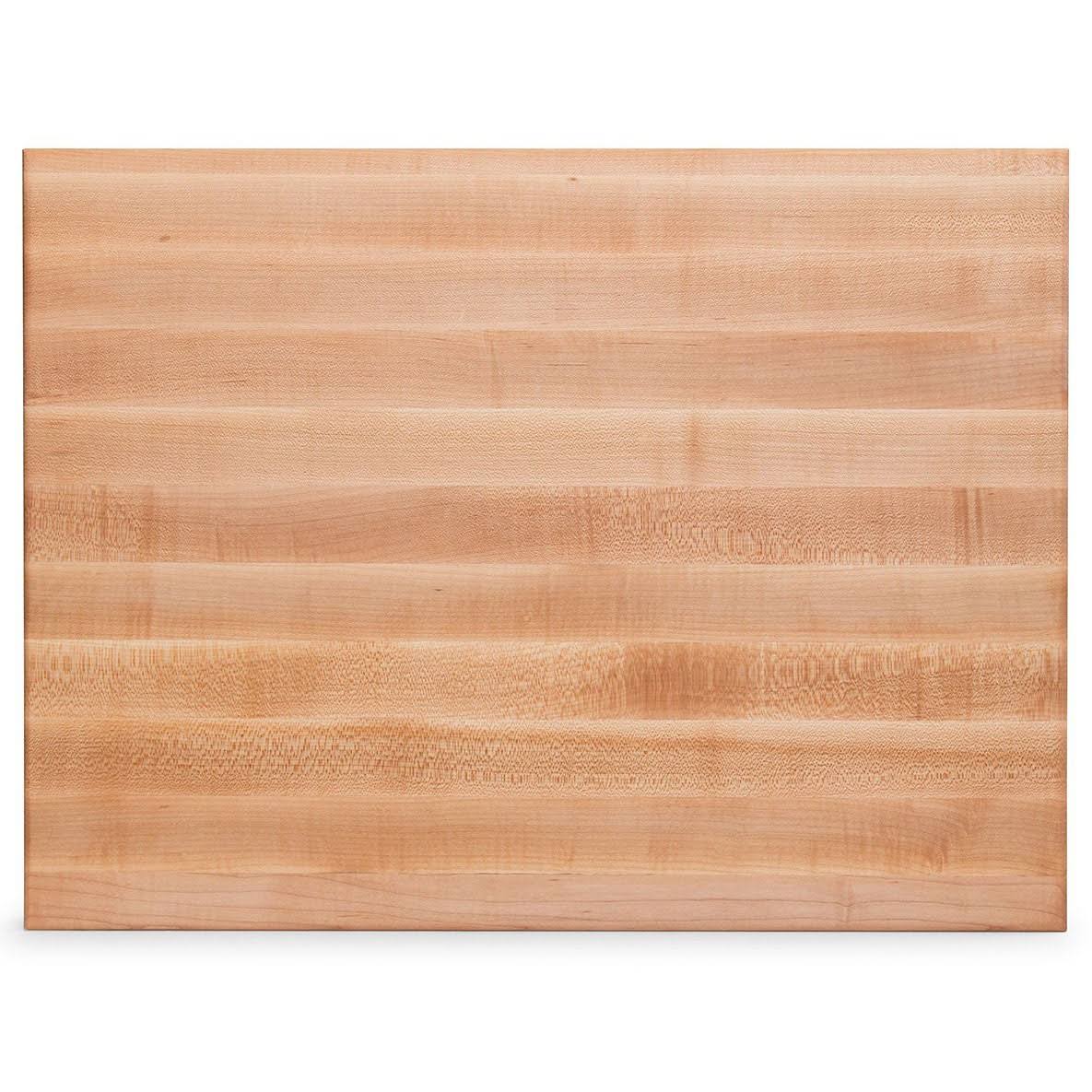 Maple Wood 24 inch Cutting Board and 3 Piece Care and Maintenance Set U572
