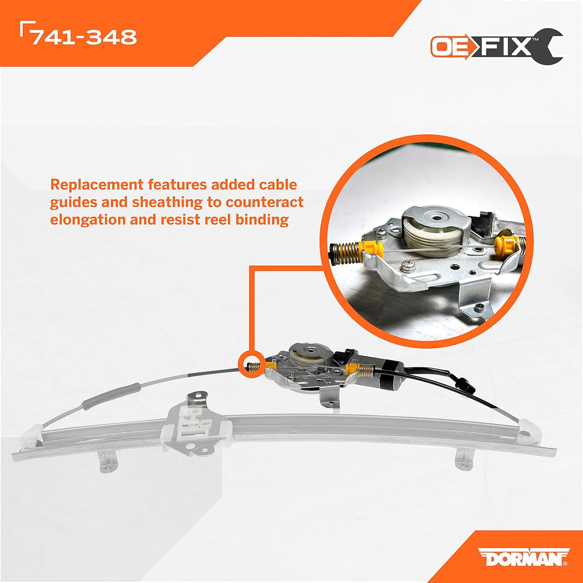 Front Driver Side Power Window Regulator and Motor Assembly Pack of 2 H18586