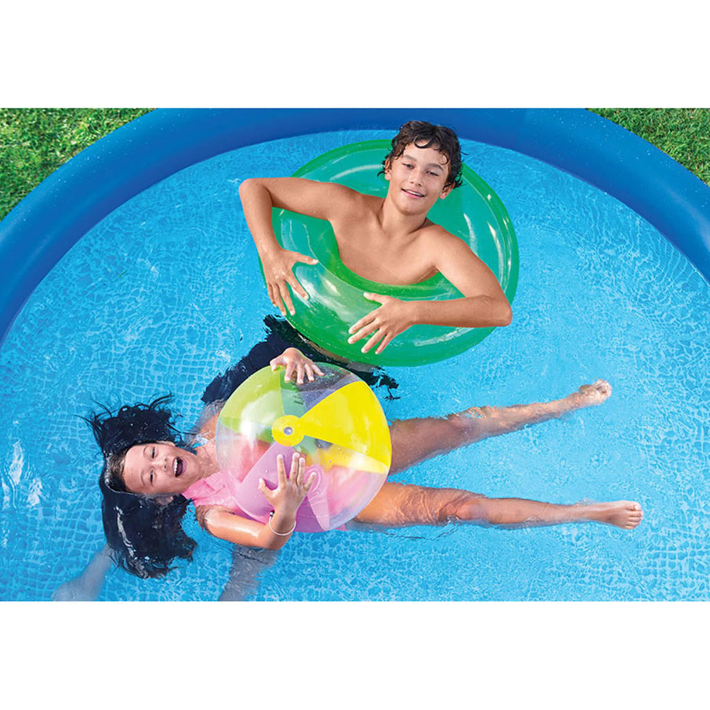 10ft Round Pool Cover & Easy Set Inflatable Pool E271