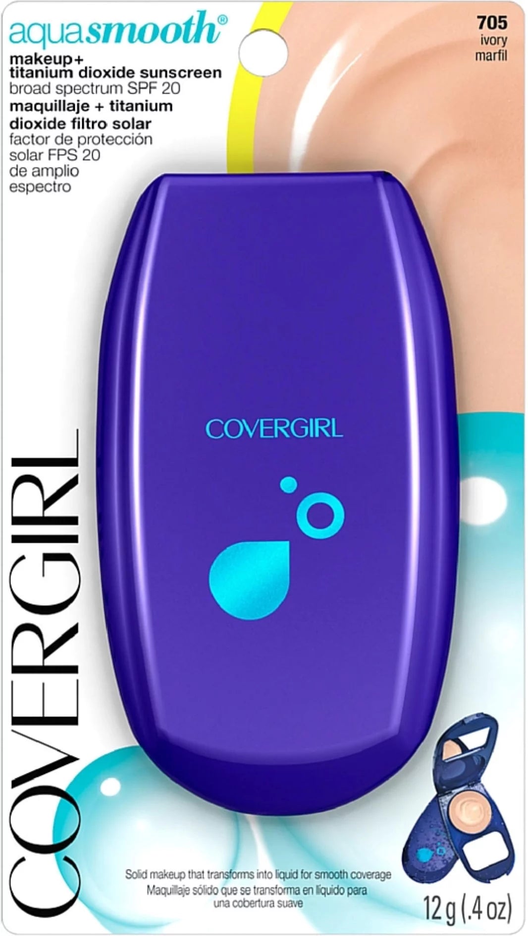 Compact Foundation Ivory 0.40 oz Pack of 2 O2936