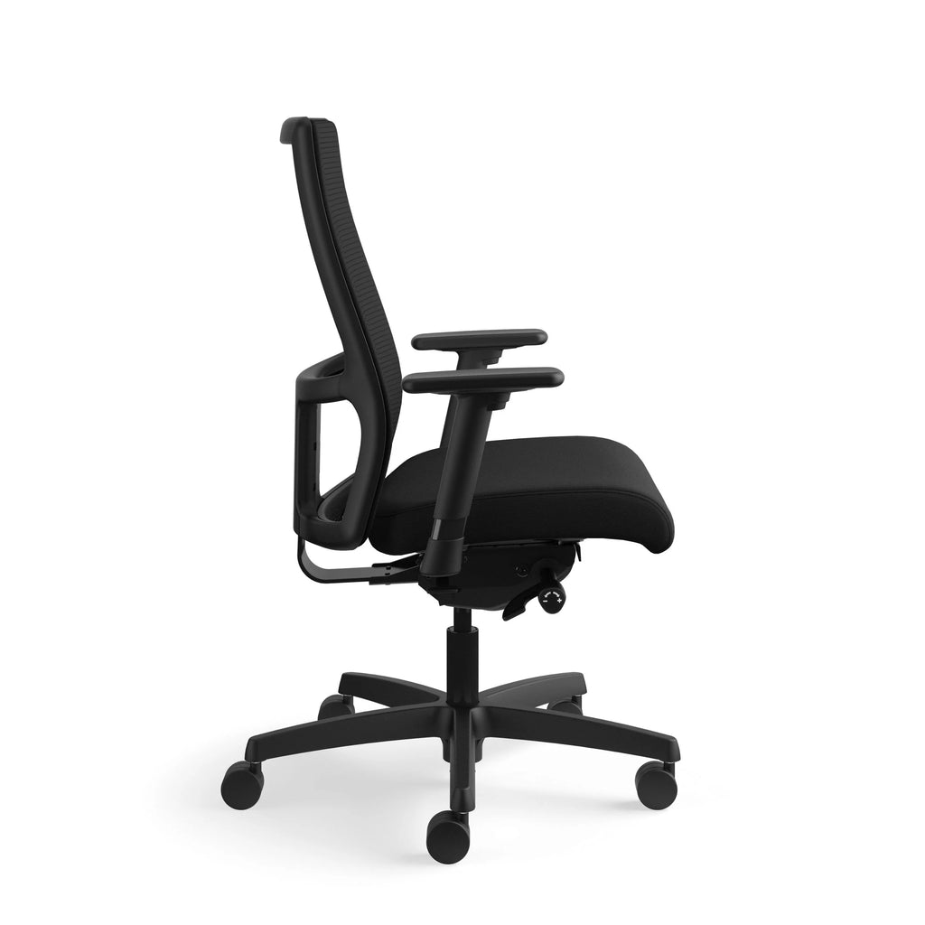 Black Mid-Back Work Chair W86217