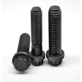 1 1/8-12 x 4 Fine Thread 12-Point Flange Screw Alloy Steel Thermal Black Oxide Pk 10 L526