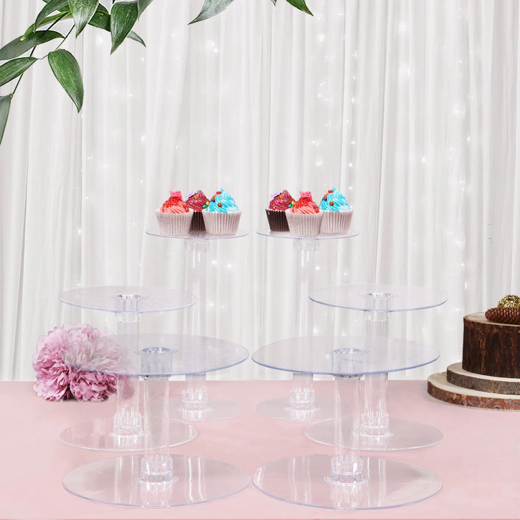 7 Tier Clear Acrylic Crystal Cake Stand X55267