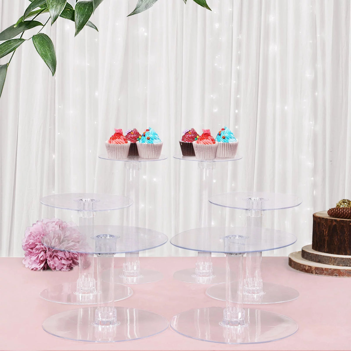 7 Tier Clear Acrylic Crystal Cake Stand X55267
