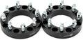 Black Forged 8x170 to 8x6.5 Wheel Adapters 1.5 Inch with 14x1.5 Studs Pack of 2 M77066