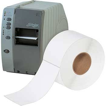 4x22 x 8x22 White Thermal Transfer Labels, 4/Case I1177