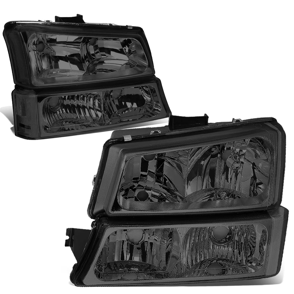 Smoked Housing Clear Corner Headlight and Bumper Lamp T4029