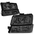 Smoked Housing Clear Corner Headlight and Bumper Lamp T4029