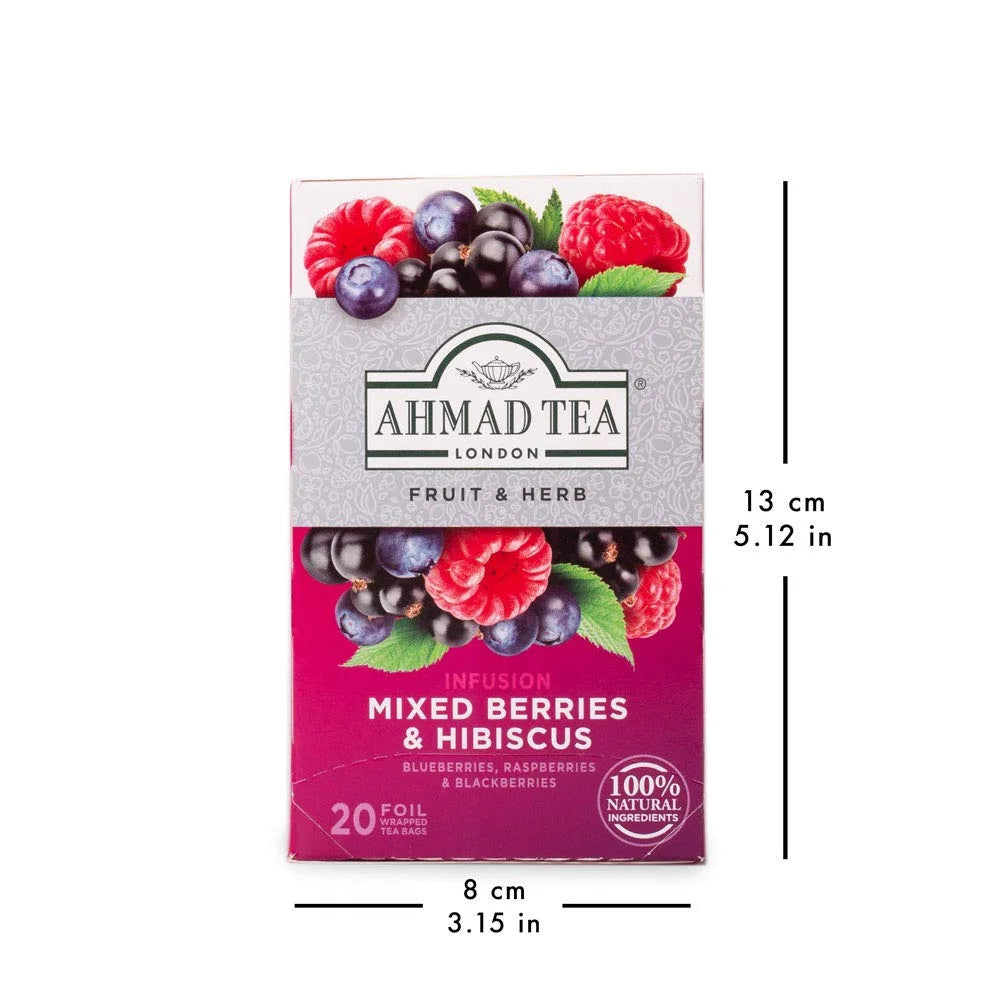 Mixed Berry Hibiscus Tea 20 bag Pack of 4 H1065