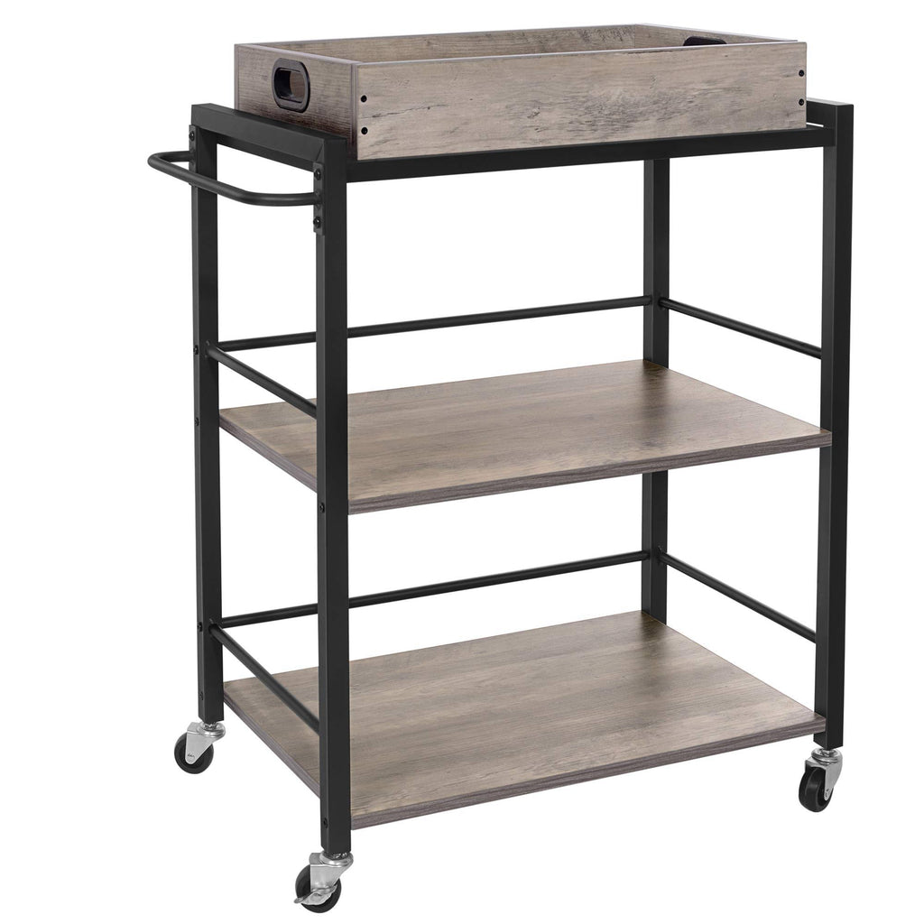 3-Tier Kitchen Utility Cart on Wheels F35349