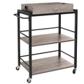 3-Tier Kitchen Utility Cart on Wheels F35349