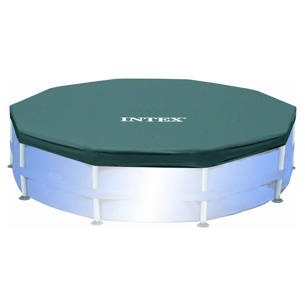 10ft Round Pool Cover & Easy Set Inflatable Pool E271