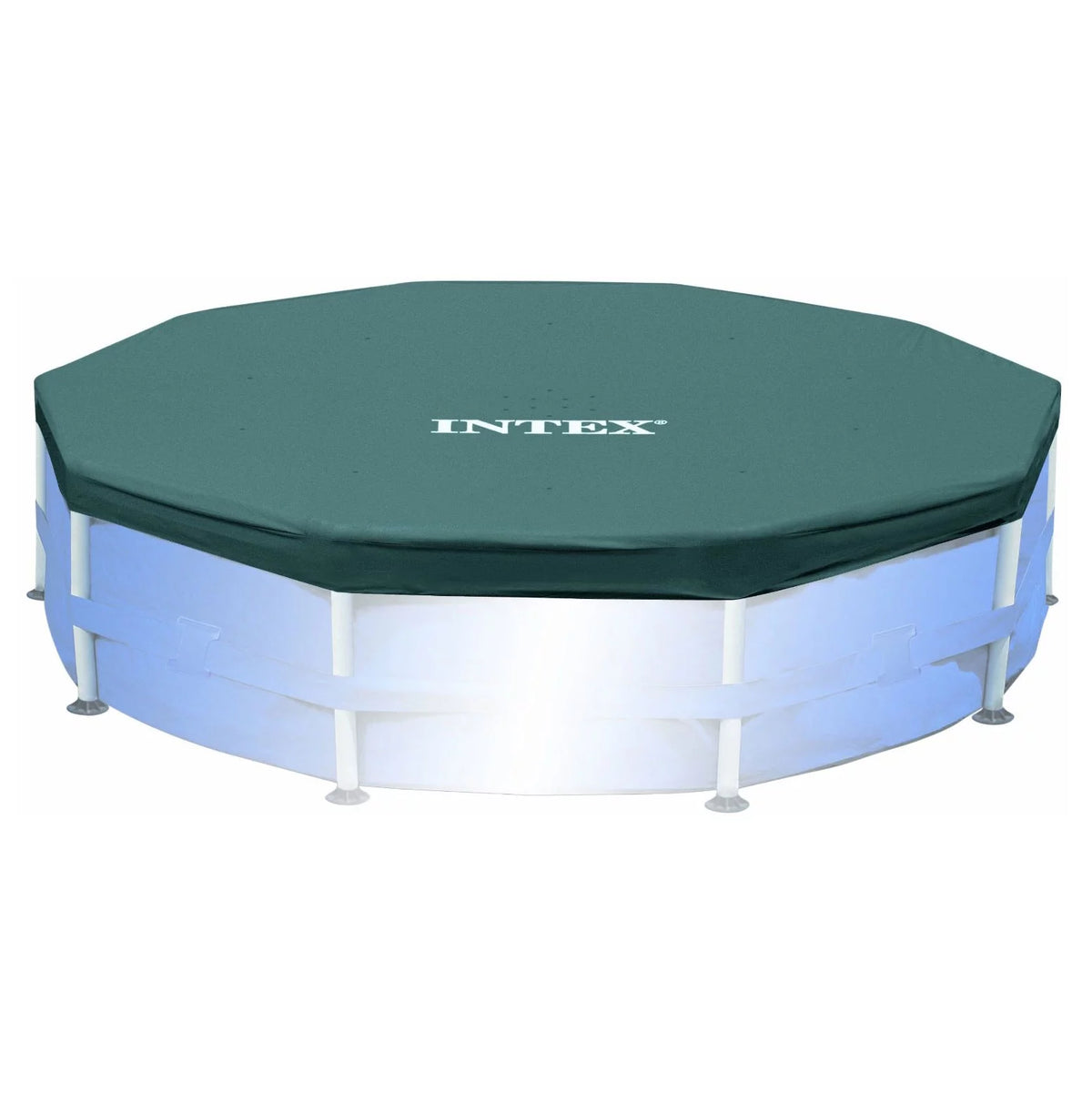 10ft Round Pool Cover & Easy Set Inflatable Pool E271