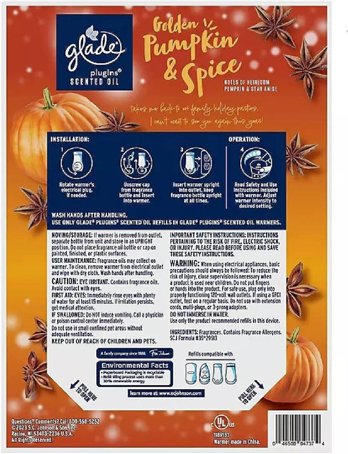 Scented Oil 2 Warmers + 6 Refills R555