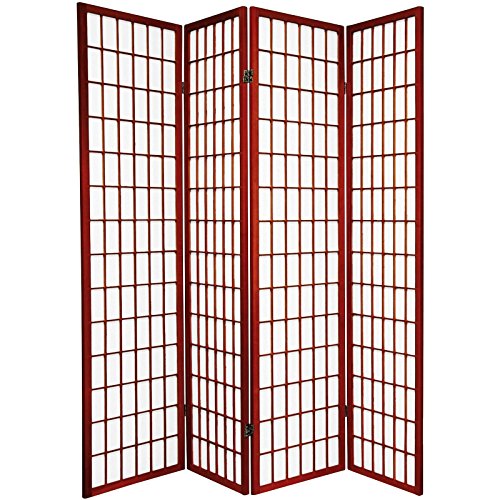 4 Panel Japanese Shoji Style Room Divider E2394
