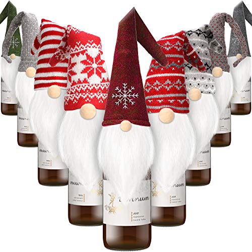 9 Pieces Christmas Wine Bottle Topper Cover H408