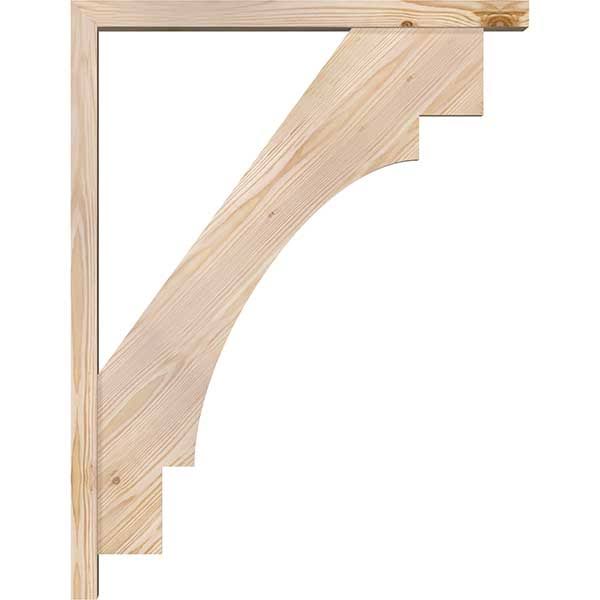 3 1/2x22W x 26x22D x 34x22H Douglas Fir Smooth Bracket Y319722