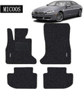 Black All Weather Heavy Duty Car Floor Mat Set W31310