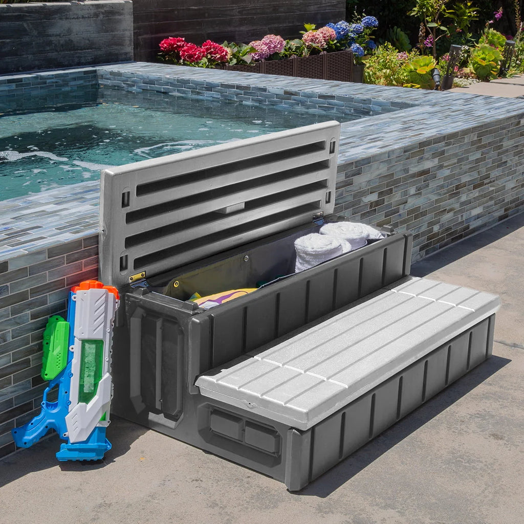 36 Spa Step Hot Tub and Spa 2-Step Storage Compartment H704