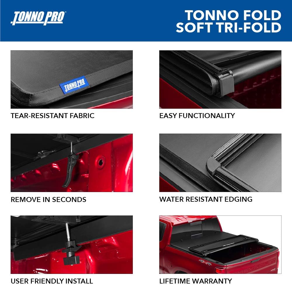 Soft Folding Truck Bed Tonneau Cover E4462