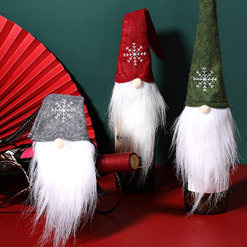9 Pieces Christmas Wine Bottle Topper Cover H408