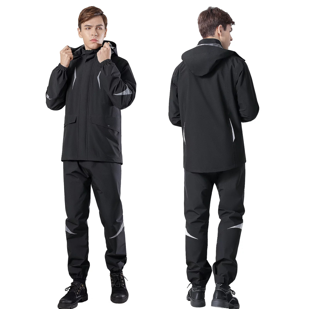 Waterproof Reflective Split Set Raincoat W106485