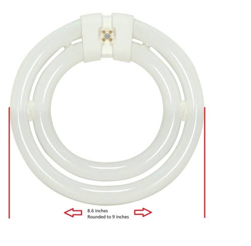 3000K 55-Watt 4 Pin T9 2C Circline Lamp Y56354