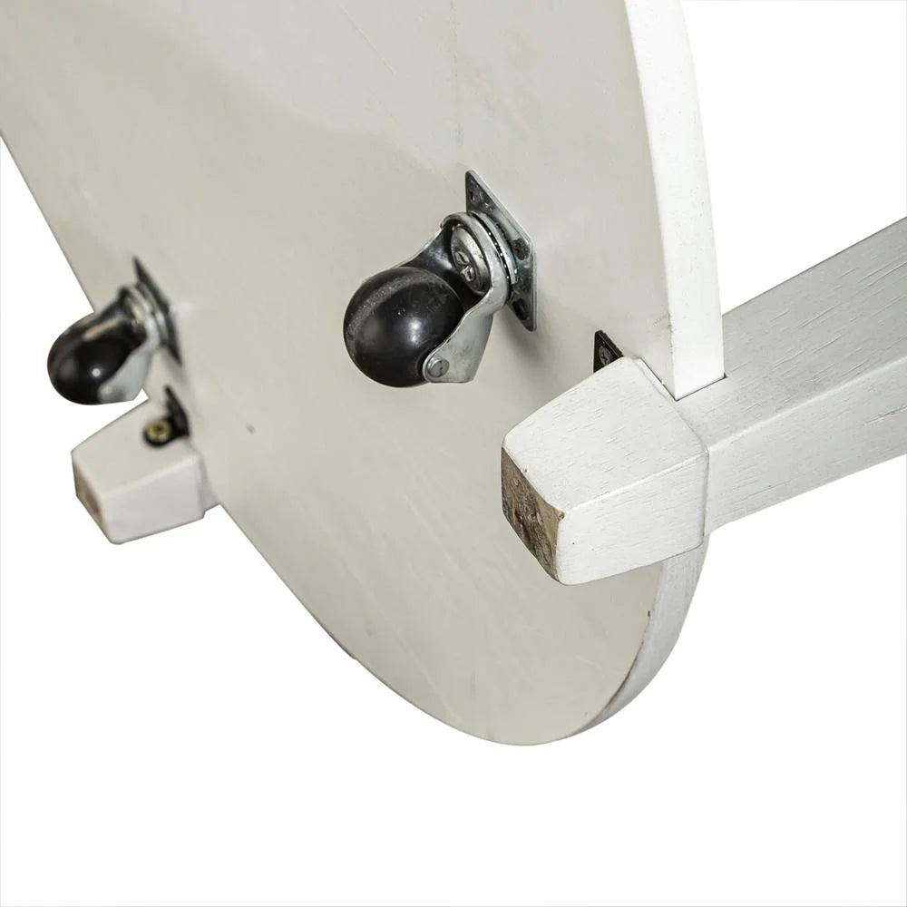Round Cocktail Table Cottage White C938790