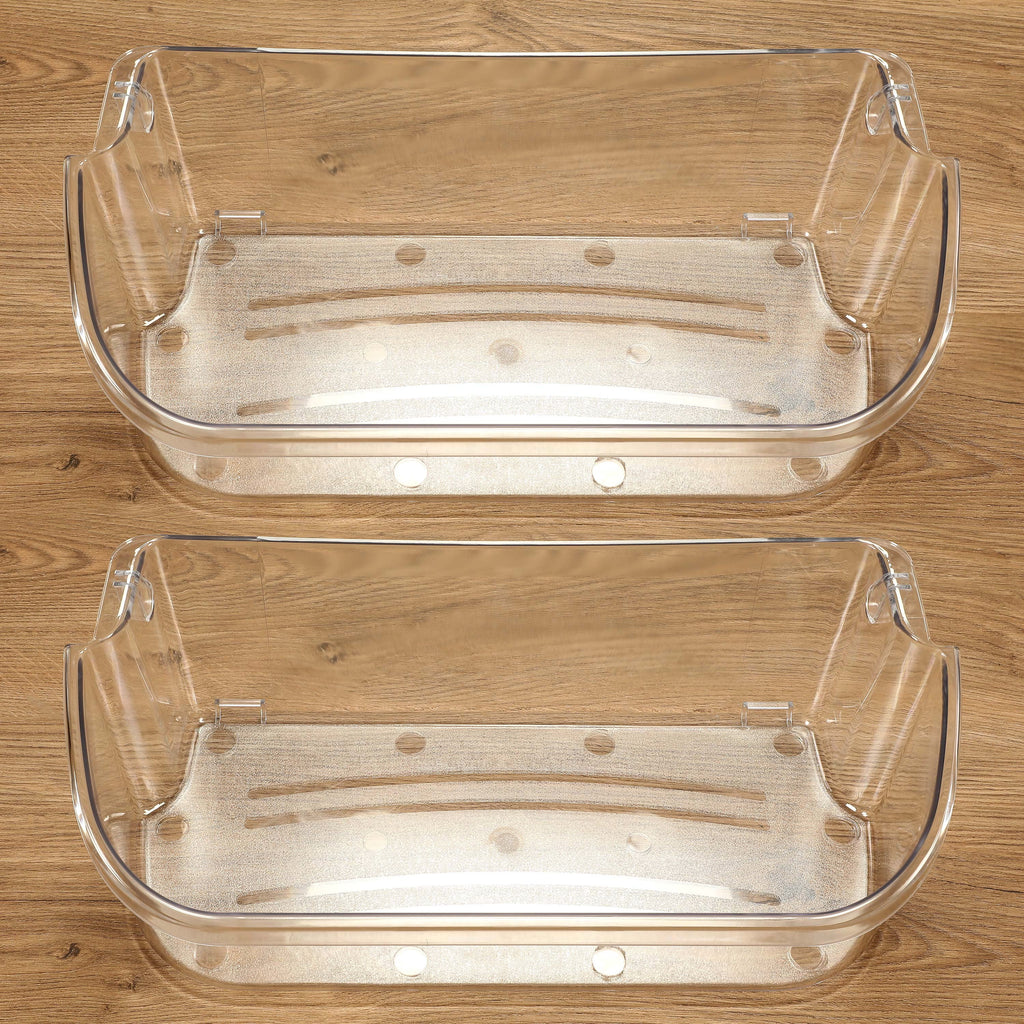 Clear Gallon Door Bin Shelf 2 Pack O613310