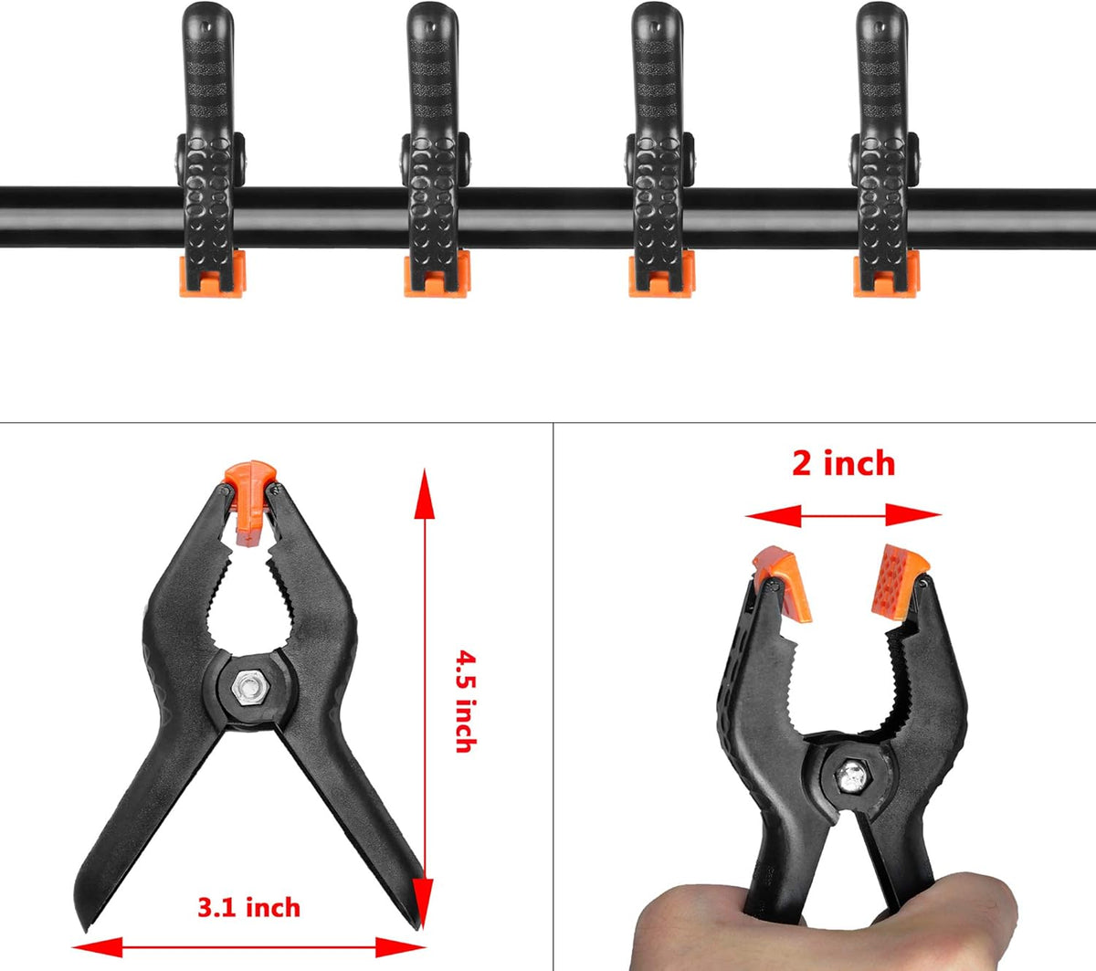 10 x 10 ft Heavy Duty Adjustable Backdrop Support System Kit with Carry Bag U323133