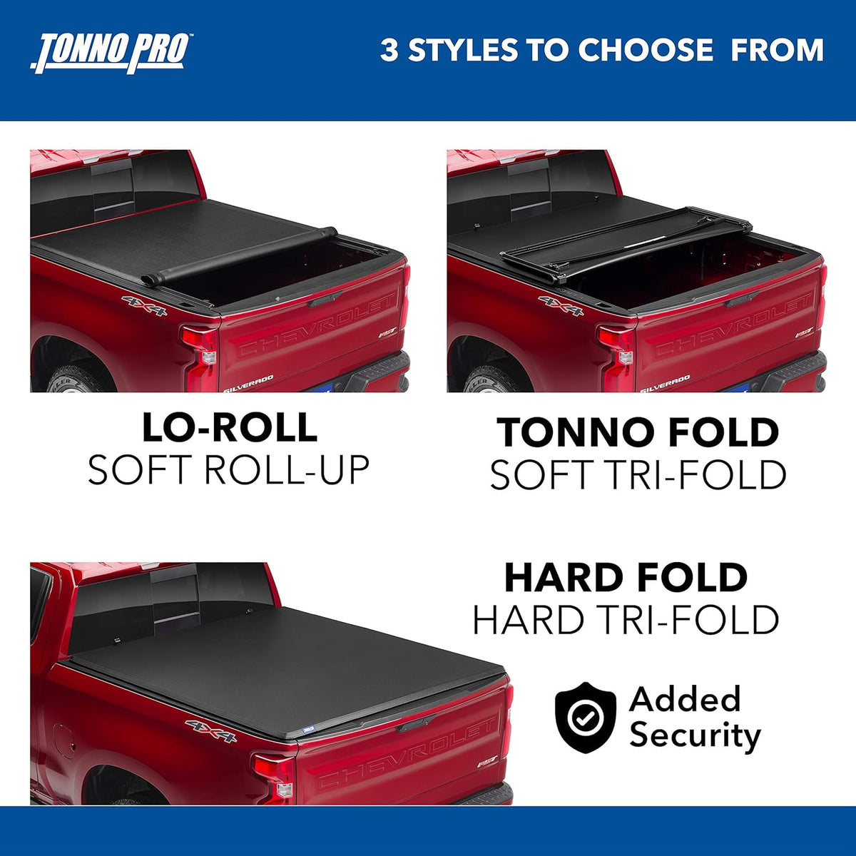 Soft Folding Truck Bed Tonneau Cover E4462