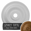 26 1/2x22OD x 3 5/8x22ID x 1 1/2x22P Ceiling Medallion Hand-Painted Smokey Topaz I3961