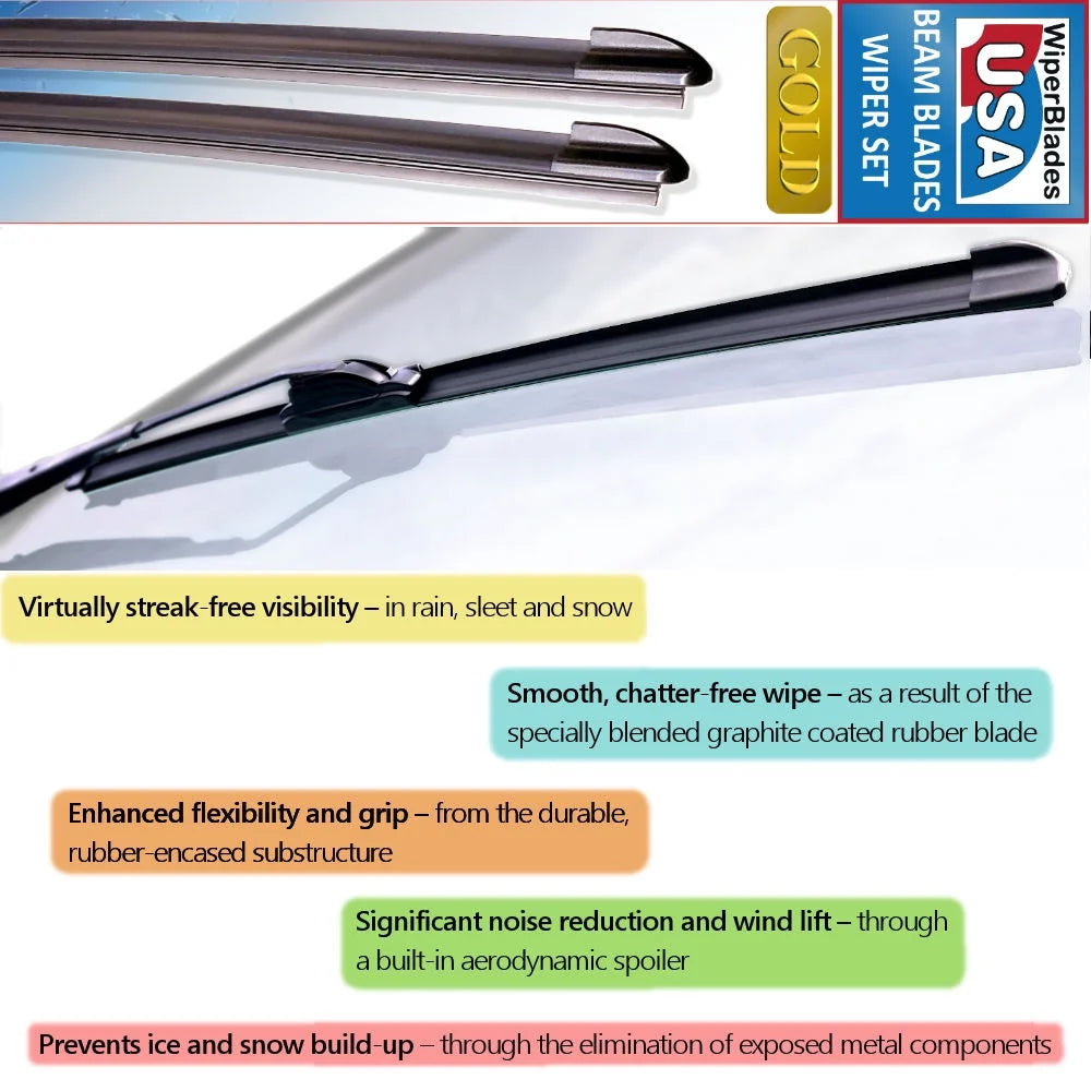 Set of 2 Beam Wiper Blades F43203