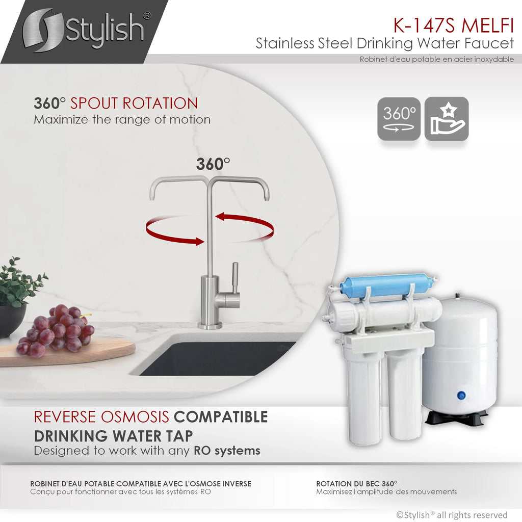 Single Handle Cold Water Tap Stainless Steel L278797