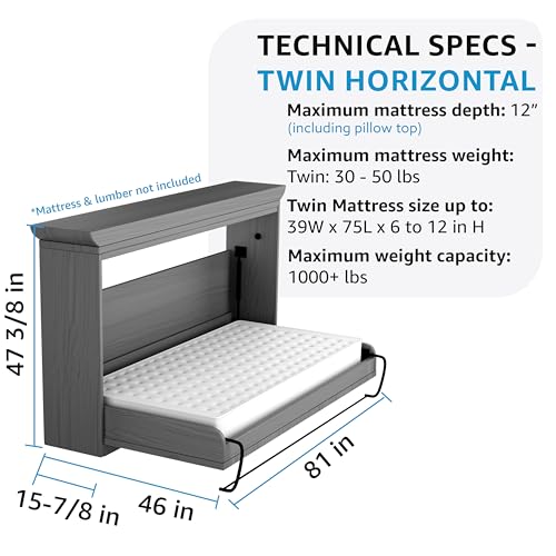 Queen Size Murphy Bed Kit D3199