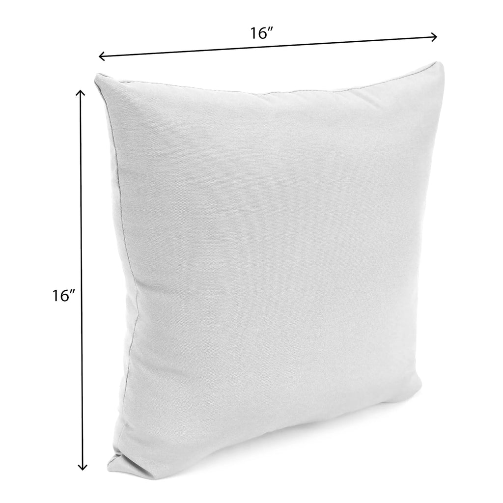 Lapis Blue Floral Square Outdoor Throw Pillow 2 Pack C2133
