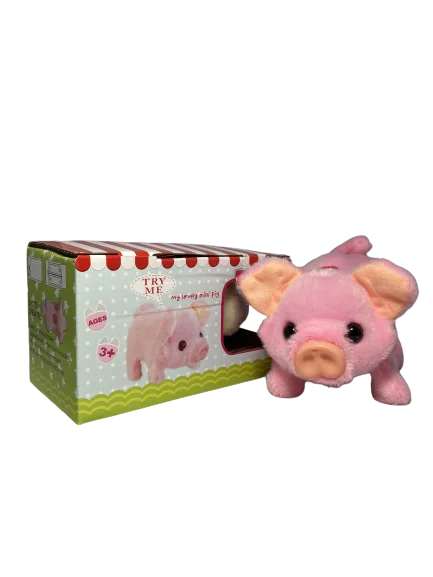 Plush Baby Mini Pig in Random Color C6530