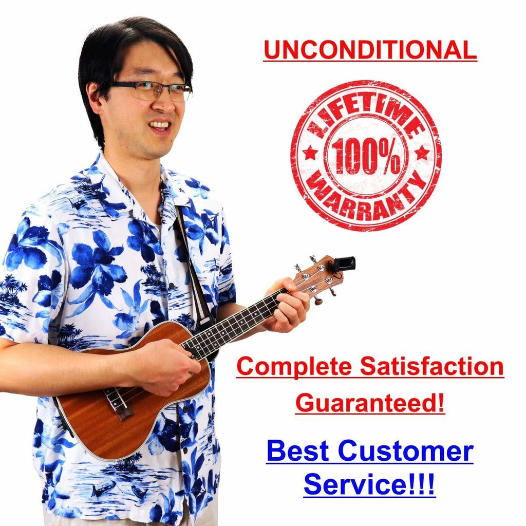 Tenor Ukulele Bundle with Strap, Case, Tuner, Picks, Pick Holder, Aquila Strings Q2893