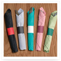 Flat White Napkin Bands, Case of 10000 L615033