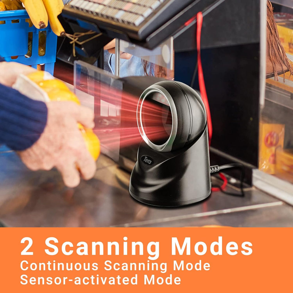 2D Desktop Barcode Scanner with USB Cable P3394