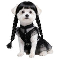 Black Dog Costume with Wig and Belt T2217