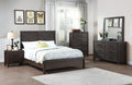 4pc Solid Wood Eastern King Bedroom Furniture Set Q6483