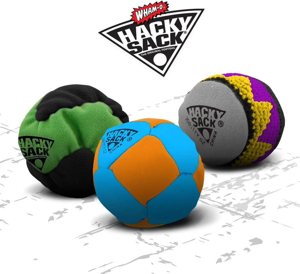 3 PACK Hand Stitched 3 Panel Footbag P471195