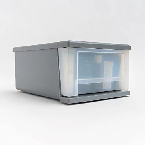 6.5 Quart Gray Stackable Drawer 5 Pack G14846